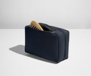Comb packed in the exterior zip pocket