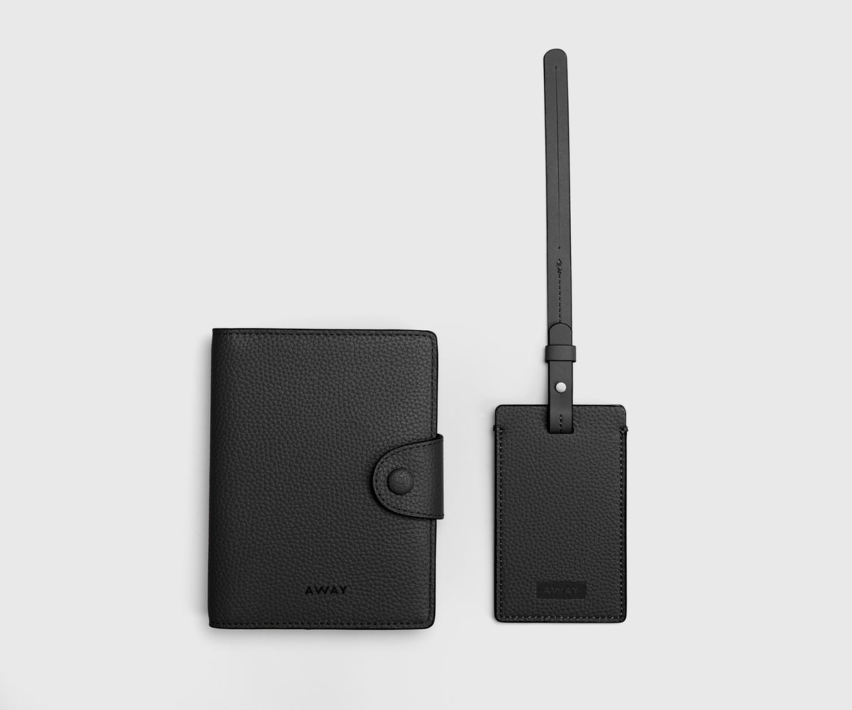 Travel ID Duo in Jet Black/Smokey Taupe