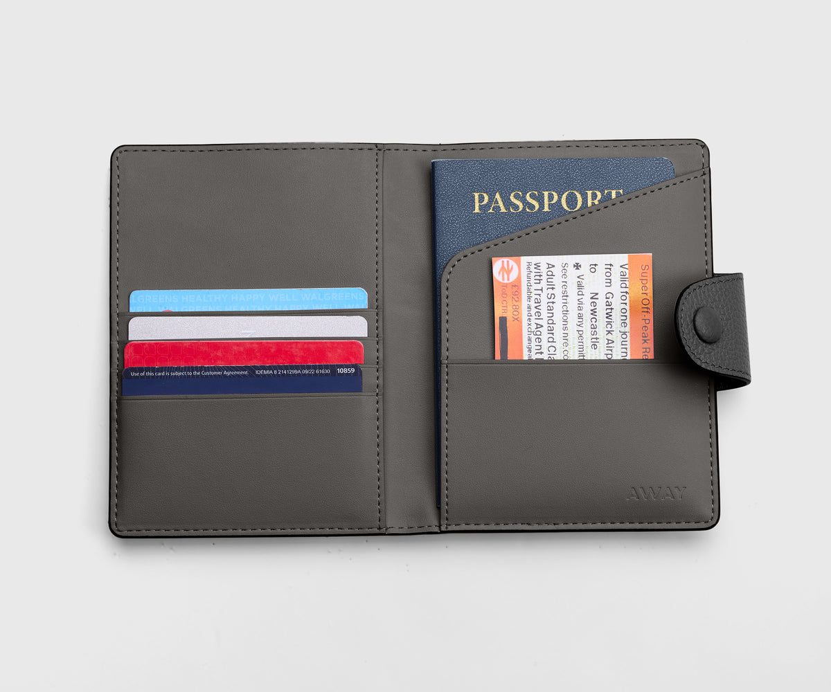 Travel ID Duo in Jet Black/Smokey Taupe