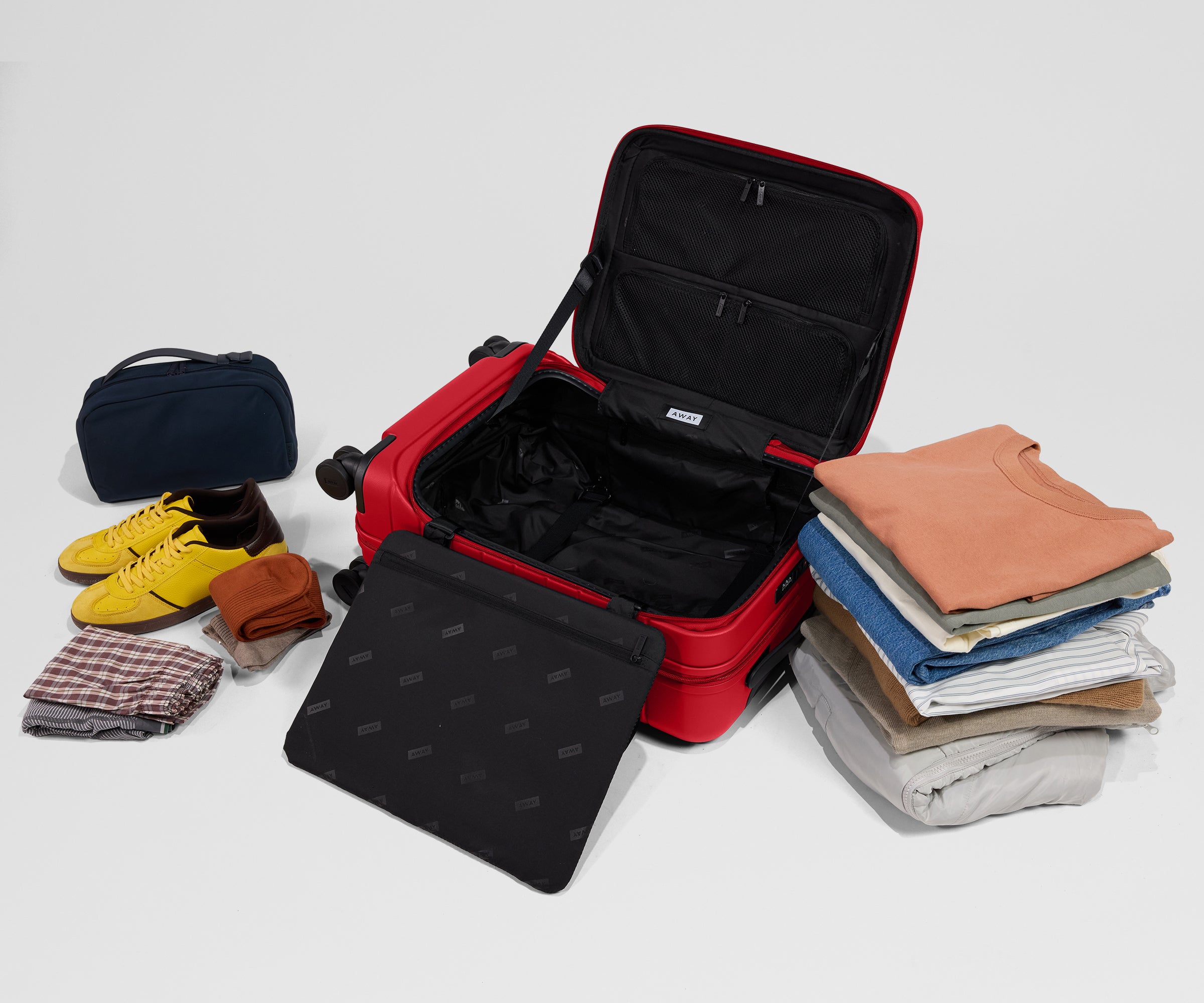 Topside Carry-On in Cherry Red