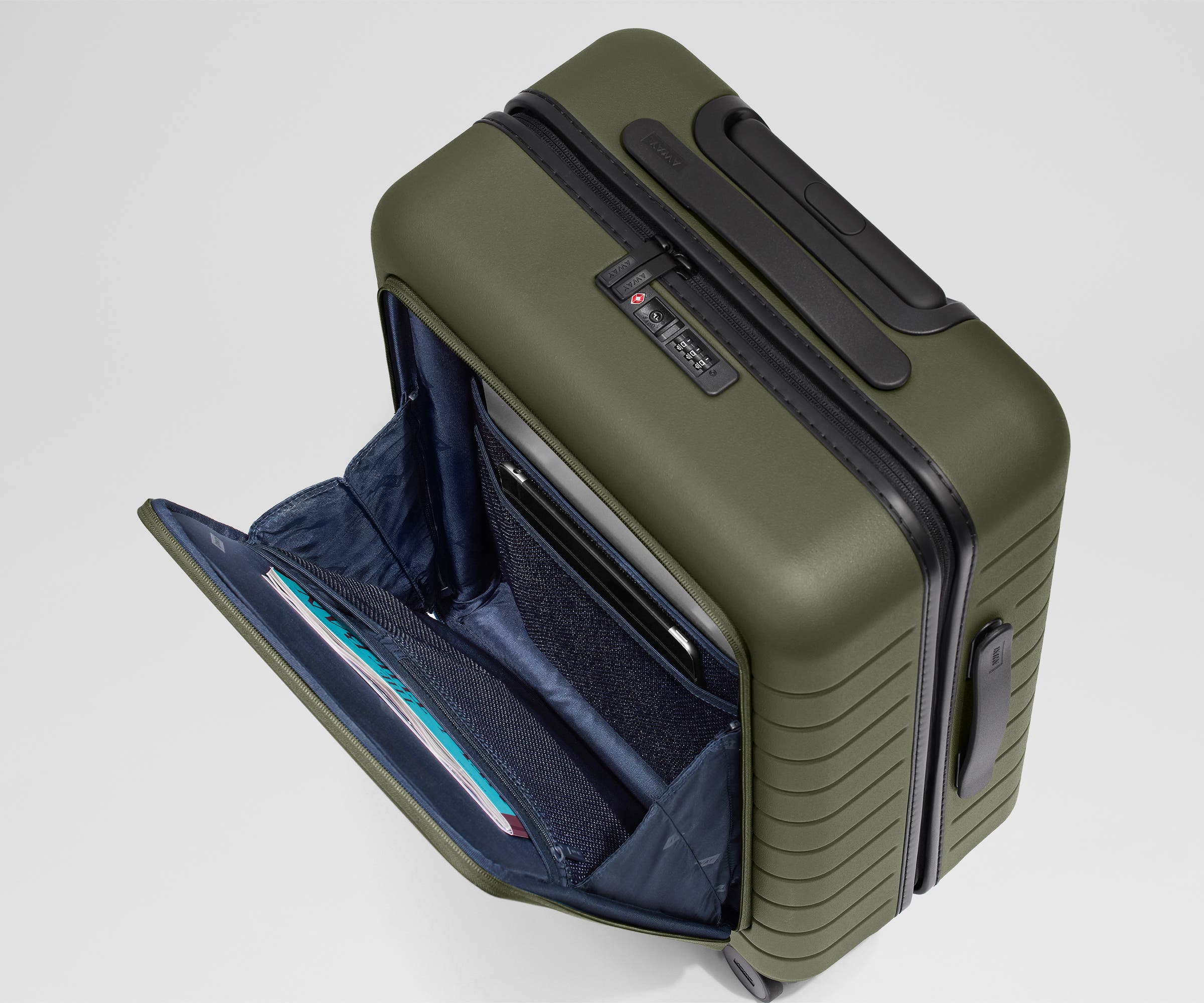The Front Pocket Bigger Carry-On | Olive Green