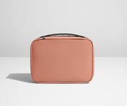 Hanging Toiletry Bag showing the hook for easy hanging and interior compartments, including the detachable pouch