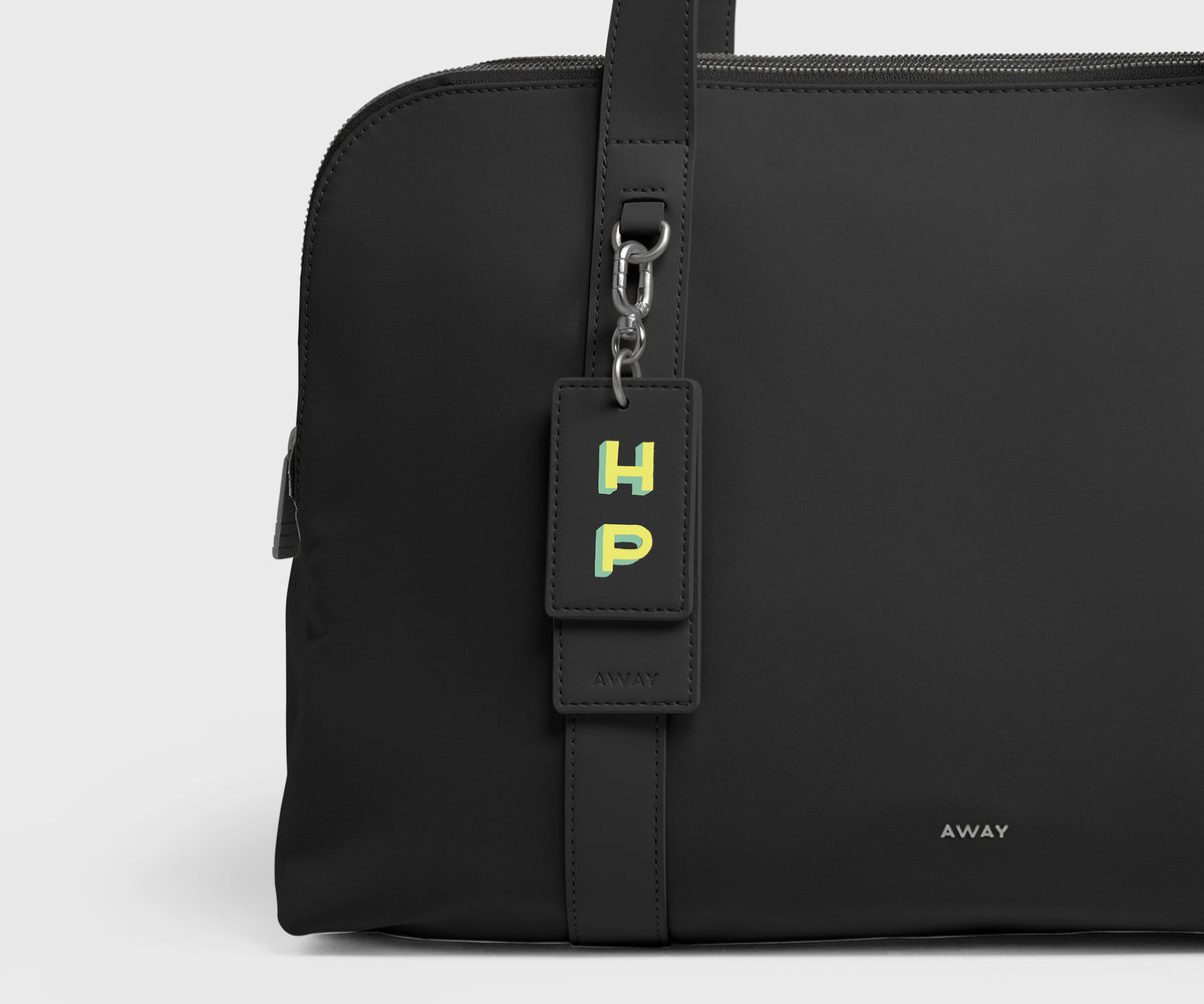 Signature Triple Zip Duffle in Jet Black